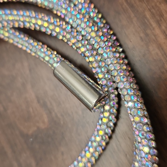 Rhinestone Drawstring Tube Ropes - Picture 10 of 11